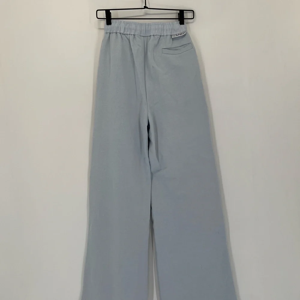 Ganni Isoli Love Club Drawstring Relaxed Long Jogger Pants - Picture 8 of 10